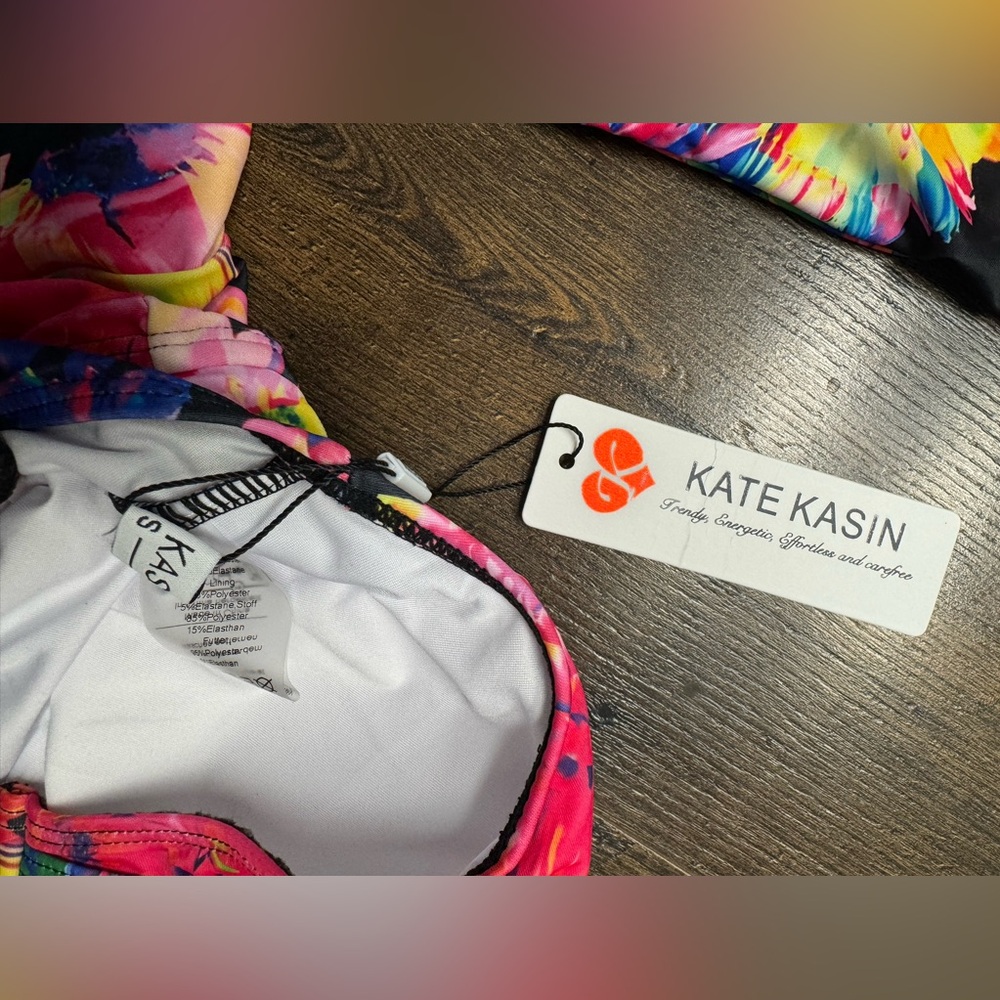 Kate Kasin 2 Piece Tankini Swimsuit - Picture 6 of 7